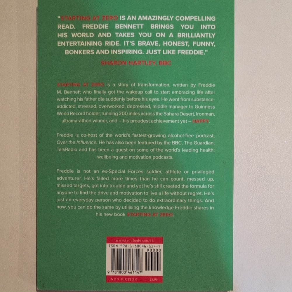 Starting at Zero By Freddie M Bennett - Picture 9 of 9